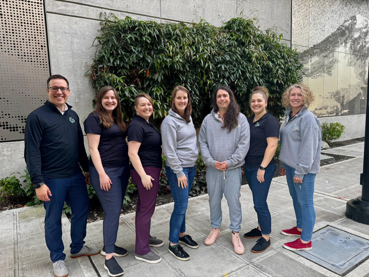 The Circle Creek leadership team: (Left to right) Stephen Doherty, Arden Keller, Courtni Doherty, Casey Hubeek, Julian Padgett, Kristen Mundy, Christina Terbovic. Courtesy photo