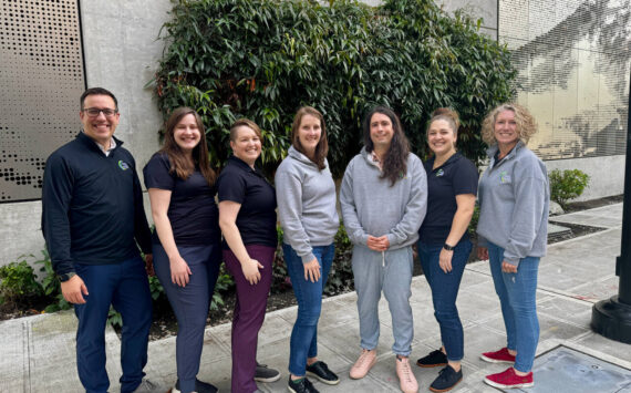 The Circle Creek leadership team: (Left to right) Stephen Doherty, Arden Keller, Courtni Doherty, Casey Hubeek, Julian Padgett, Kristen Mundy, Christina Terbovic. Courtesy photo