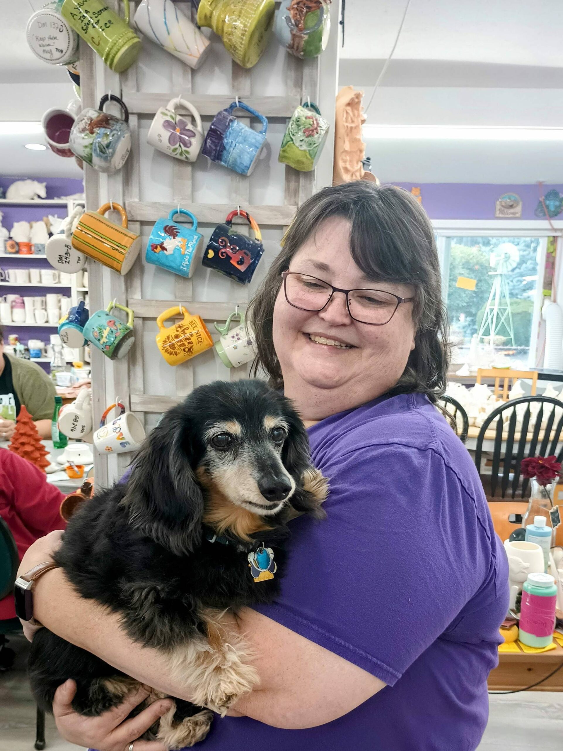 Bailey Jo Josie/Sound Publishing. 
Owner JoAnn Johnson and the star of Klay Crazy — Ringo Starr the Dachshund.