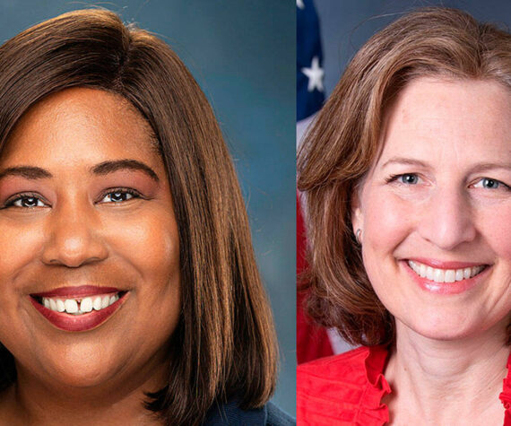 Competing for the 8th Congressional District: Carmen Goers, left, and Kim Schrier. COURTESY PHOTOS