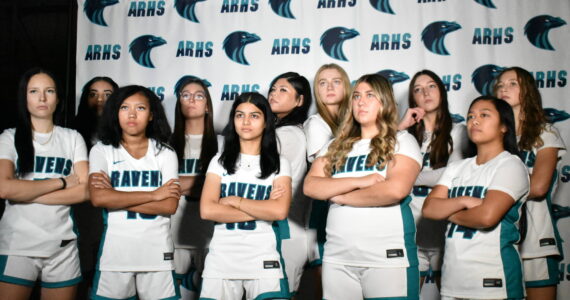 Auburn Riverside girls basketball team prepares for the 2024-25 season. Ben Ray / The Reporter