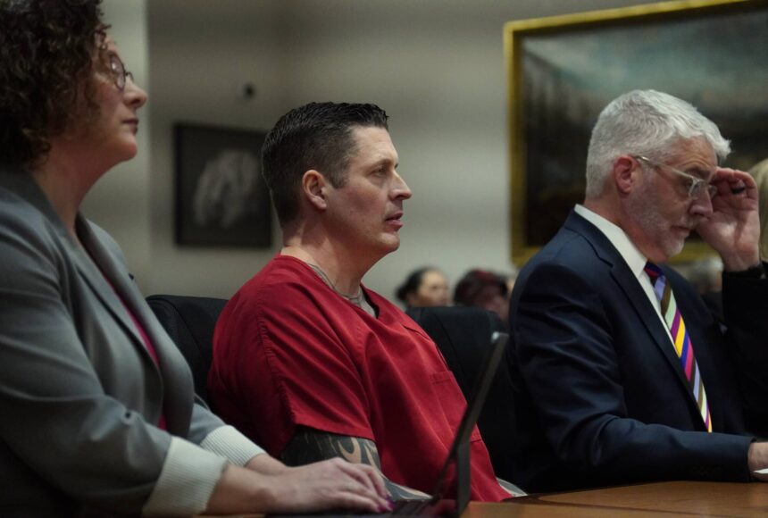 <p>Jeffrey Nelson, at his hearing Dec. 20, listening to the judge decide whether there is a new trial and judge recusal. Photo by Joshua Solorzano/Sound Publishing</p>