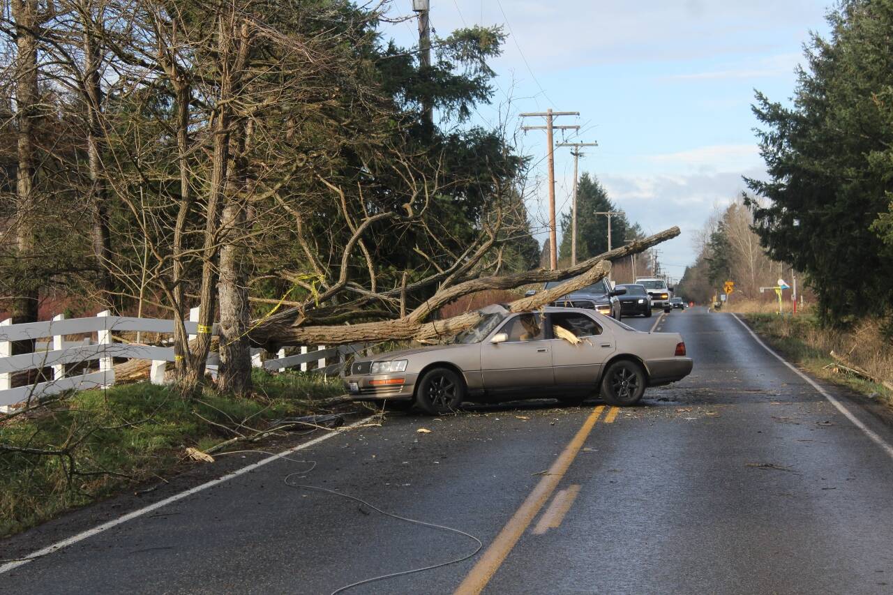 Many cars, garages, homes, and other property were heavily damaged by the Nov. 2024 bomb cyclone. Sound Publishing file photo